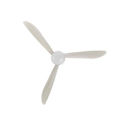 Lucci air 512911 - Ventilateur de plafond LED AIRFUSION NORDIC LED/20W/230V bois/blanc, Ø 142 cm + télécommande