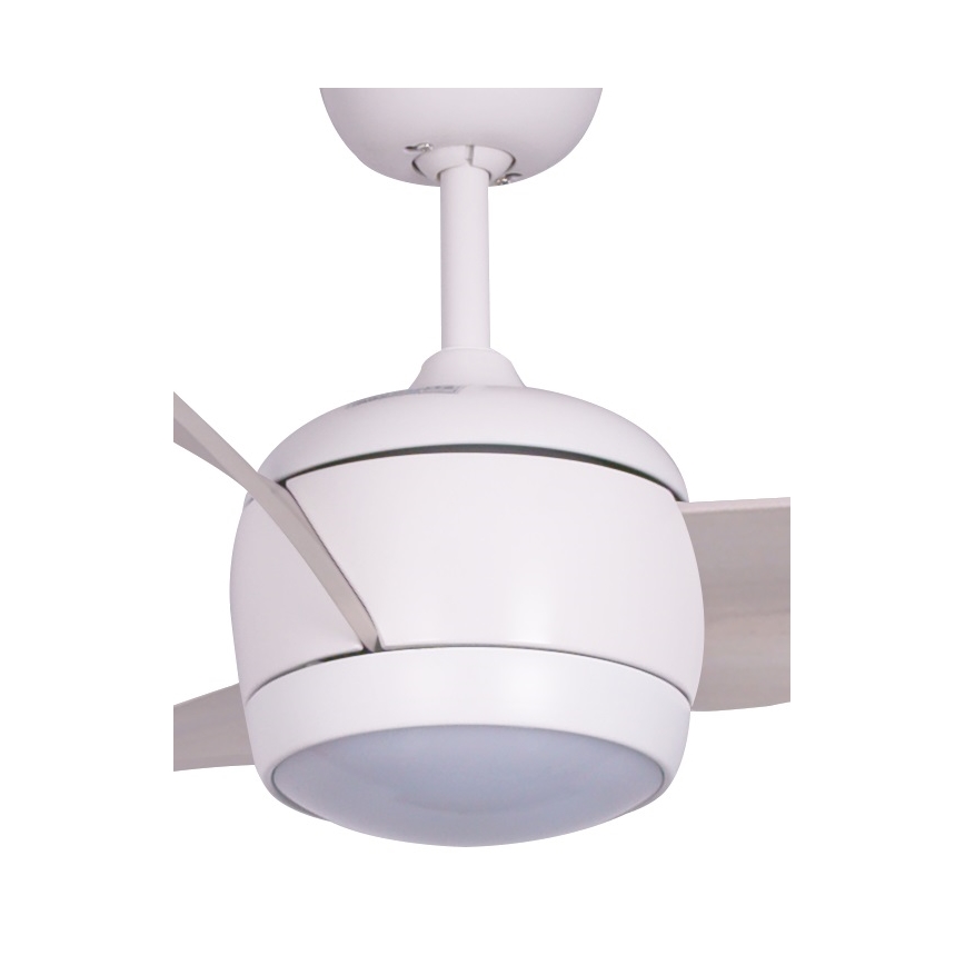 Lucci air 512911 - Ventilateur de plafond LED AIRFUSION NORDIC LED/20W/230V bois/blanc, Ø 142 cm + télécommande