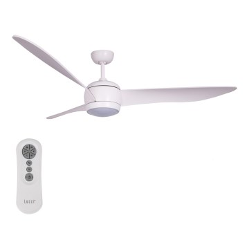 Lucci air 512911 - Ventilateur de plafond LED AIRFUSION NORDIC LED/20W/230V bois/blanc, Ø 142 cm + télécommande