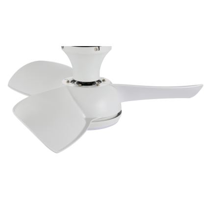 Lucci air 513071 - Ventilateur de plafond à intensité variable SYROS LED/18W/230V 3000/4000/6000K blanc + télécommande