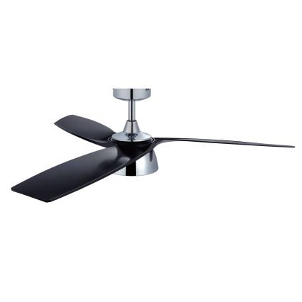 Lucci air 513072 - Ventilateur de plafond à intensité variable BRONX LED/18W/230V 3000/4000/6000K noir/chrome + télécommande