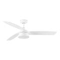 Lucci Air 513073 - ventilateur de plafond LED dimmable BRONX LED/18W/230V 3000/4000/6000K Ø 132 cm blanc + télécommande
