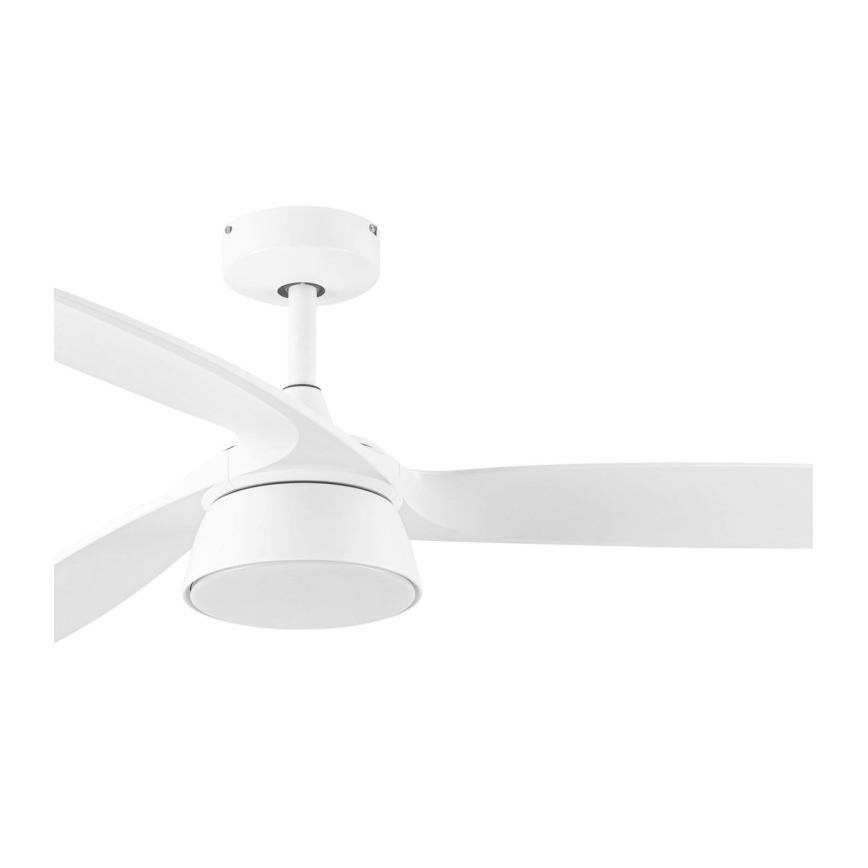 Lucci Air 513073 - ventilateur de plafond LED dimmable BRONX LED/18W/230V 3000/4000/6000K Ø 132 cm blanc + télécommande