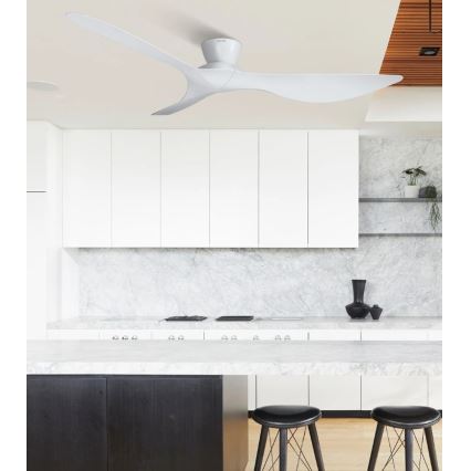 Lucci Air 514030 - Ventilateur de plafond KOTARA Ø 137 cm, blanc, avec télécommande