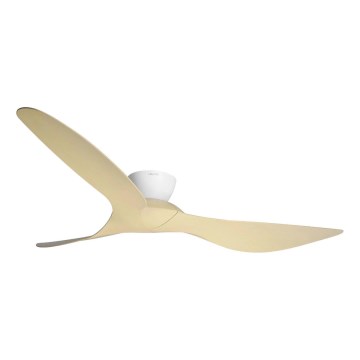 Lucci Air 514031 - Ventilateur de plafond KOTARA Ø 137 cm beige/blanc + télécommande