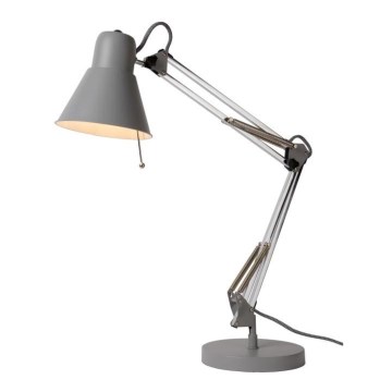 Lucide 03602/01/36 - lampe de table TERRA 1xE27/60W/230V gris