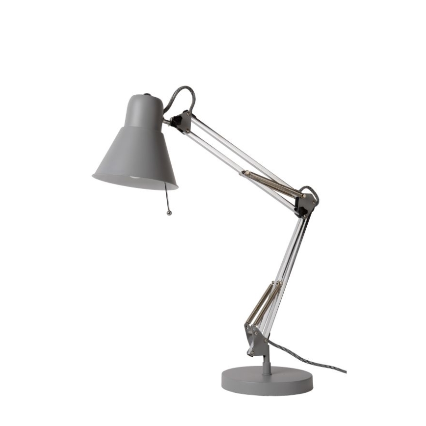 Lucide 03602/01/36 - lampe de table TERRA 1xE27/60W/230V gris