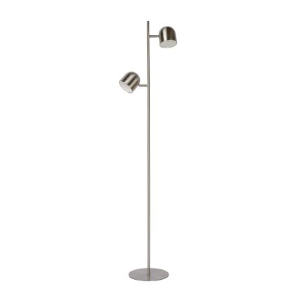 Lucide 03703/10/12 - Lampadaire à intensité variable SKANSKA 2xLED/5W/230V chrome mat
