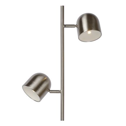 Lucide 03703/10/12 - Lampadaire à intensité variable SKANSKA 2xLED/5W/230V chrome mat