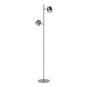 Lucide 03703/10/12 - Lampadaire à intensité variable SKANSKA 2xLED/5W/230V chrome mat