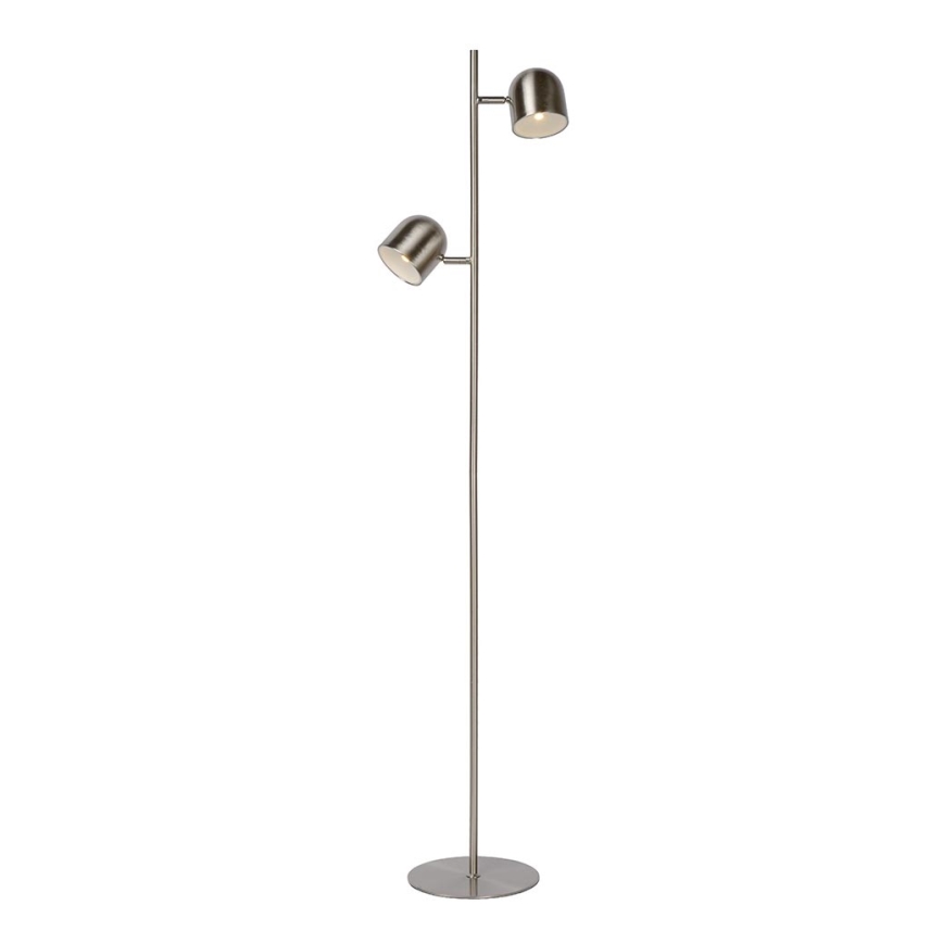Lucide 03703/10/12 - Lampadaire à intensité variable SKANSKA 2xLED/5W/230V chrome mat