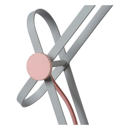 Lucide 05535/01/66 - Lampe de table enfant avec une pince BASTIN 1xE14/25W/230V rose