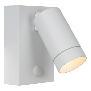 Lucide 09831/01/31 - Luminaire d'extérieur avec détecteur TAYLOR 1xGU10/50W/230V IP54