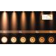 Lucide 09921/12/30 - Spot à intensité variable LED FEDLER 1xGU10/12W/230V 2200-3000K CRI95 noir