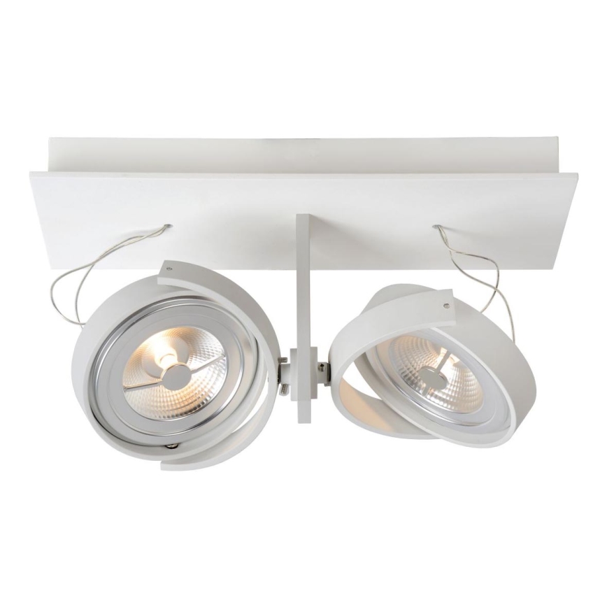 Lucide 09988/24/31 - Spot LED SPEKTRUM 2xG53/12W/12V blanc