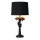 Lucide 10505/81/30 - Lampe de table COCONUT 1xE27/40W/230V noir