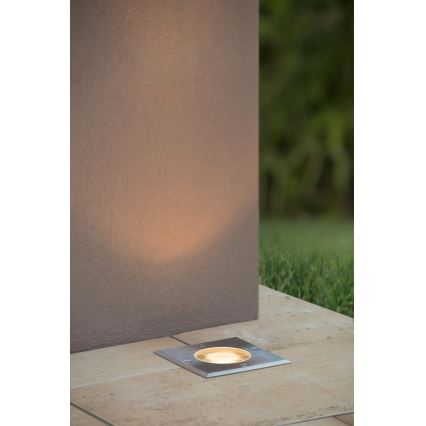 Lucide 11800/01/12 - Spot d'extérieur encastrable BILTIN 1xGU10/35W/230V IP67