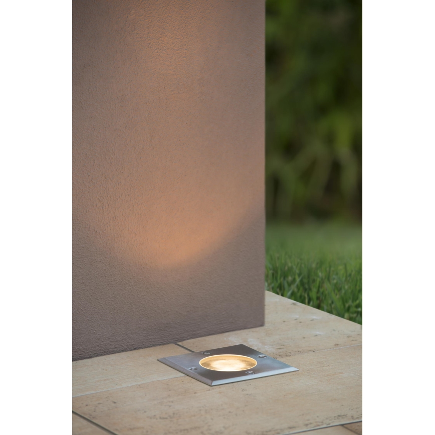 Lucide 11800/01/12 - Spot d'extérieur encastrable BILTIN 1xGU10/35W/230V IP67