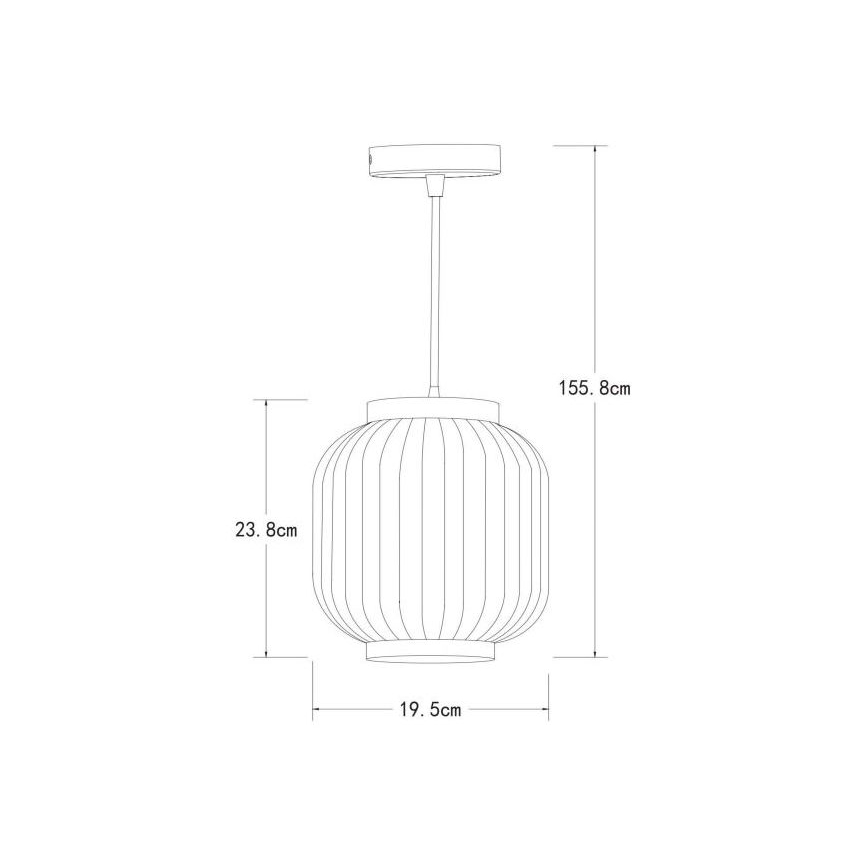 Lucide 13435/01/31 - Suspension filaire GOSSE 1xE27/40W/230V