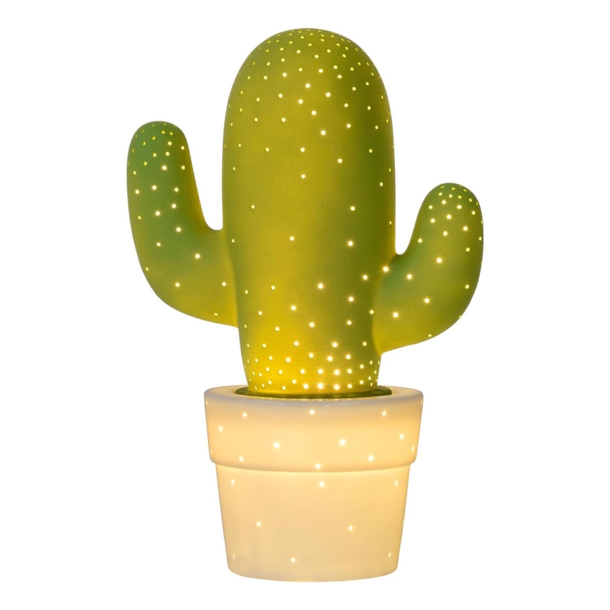 Lucide 13513/01/33 - Lampe de table CACTUS 1xE14/25W/230V vert