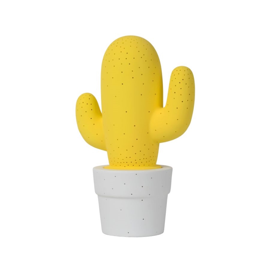 Lucide 13513/01/34 - lampe de table CACTUS 1xE14/40W/230V jaune
