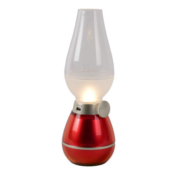 Lucide 13520/01/32 - Lampe de table LED à intensité modulable ALADIN 1xLED/0,4W/5V rouge