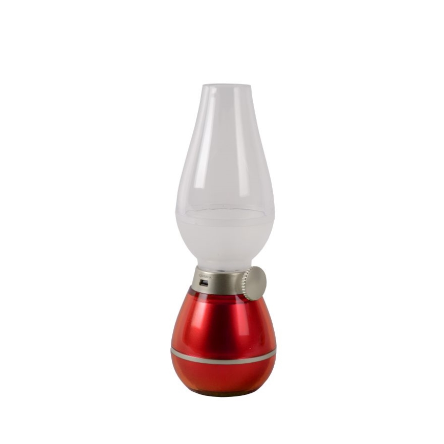 Lucide 13520/01/32 - Lampe de table LED à intensité modulable ALADIN 1xLED/0,4W/5V rouge