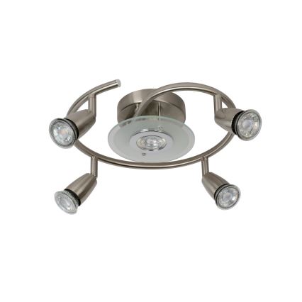 Lucide 13957/24/12 - Spot BINGO-LED 5xGU10/5W/230V chrome mat