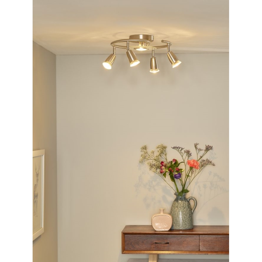 Lucide 13957/24/12 - Spot BINGO-LED 5xGU10/5W/230V chrome mat