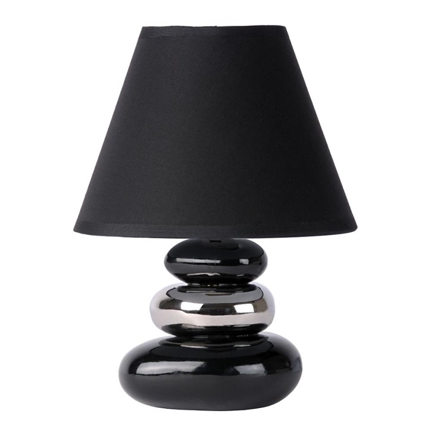 Lucide 14560/81/30 - lampe de table KARLA 1xE14/40W/230V noir