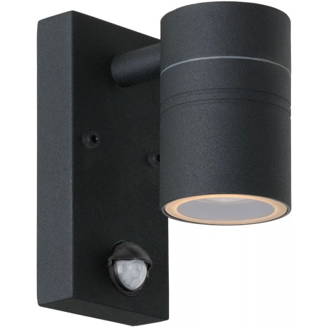 Lucide 14866/05/30 - Luminaire LED d'extérieur avec détecteur ARNE-LED 1xGU10/5W/230V IP44