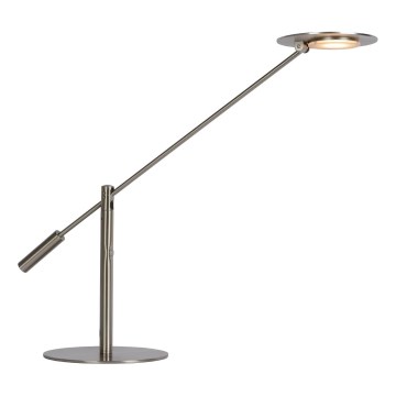 Lucide 19666/09/12 - Lampe de table à intensité variable ANSELMO LED/9W/230V chrome brillant