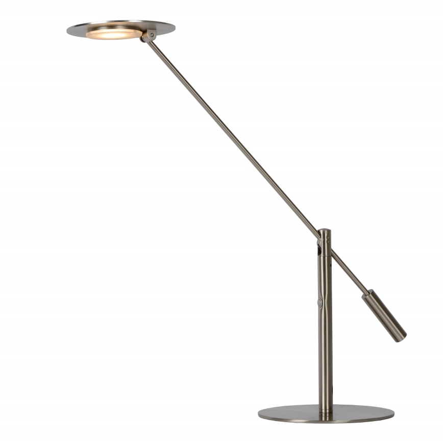 Lucide 19666/09/12 - Lampe de table à intensité variable ANSELMO LED/9W/230V chrome brillant