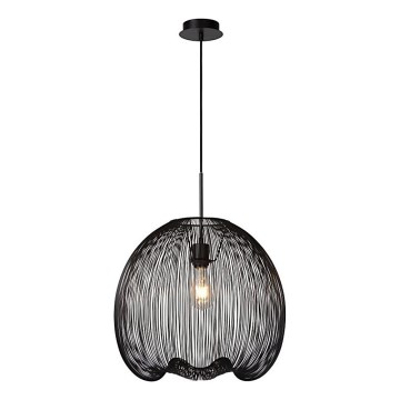 Lucide 20401/45/30 - Suspension WIRIO 1xE27/60W/230V noir 46 cm