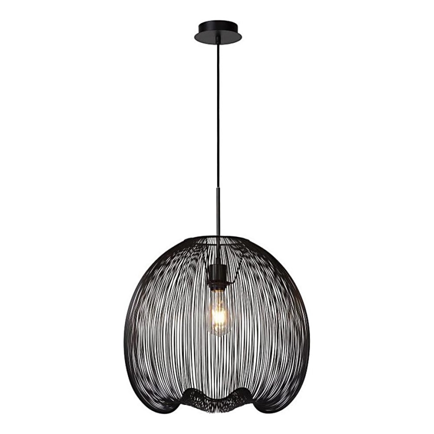 Lucide 20401/45/30 - Suspension WIRIO 1xE27/60W/230V noir 46 cm