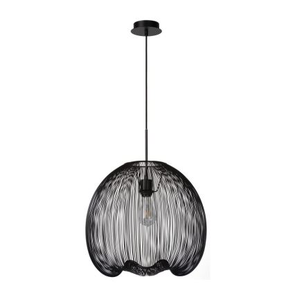 Lucide 20401/45/30 - Suspension WIRIO 1xE27/60W/230V noir 46 cm