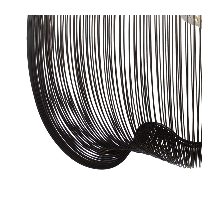 Lucide 20401/45/30 - Suspension WIRIO 1xE27/60W/230V noir 46 cm