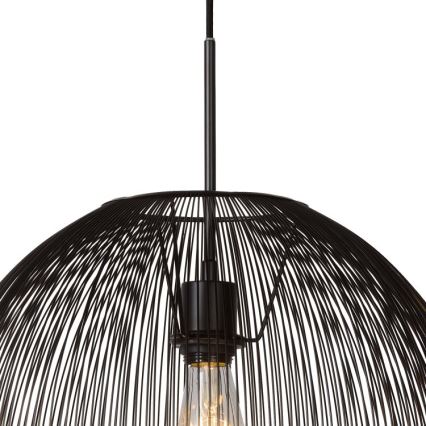 Lucide 20401/45/30 - Suspension WIRIO 1xE27/60W/230V noir 46 cm