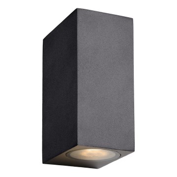 Lucide 22860/10/30 - Applique murale LED extérieure à intensité variable ZORA 2xGU10/5W/230V IP44