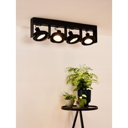 Lucide 22969/48/30 - Luminaire LED point-à-point GRIFFON 4xGU10/12W/230V