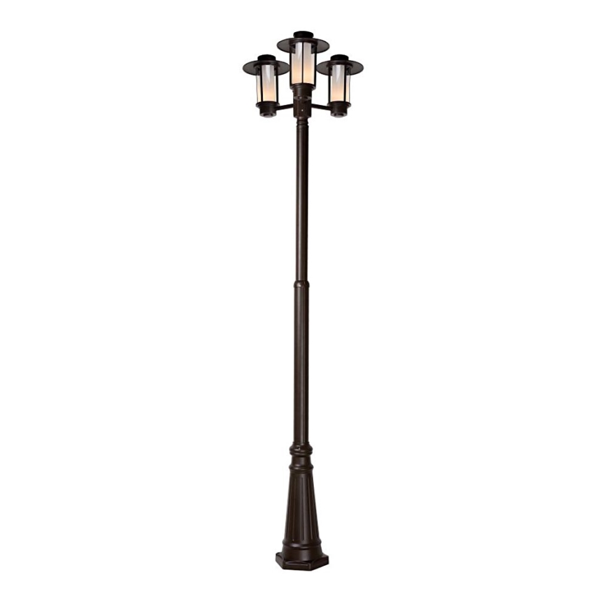 Lucide 27842/03/43 - Lampadaire extérieur GOESS 3xE27/23W/230V IP54