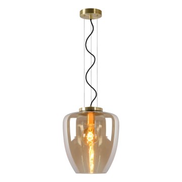 Lucide 30473/28/62 - Suspension filaire FLORIEN 1xE27/60W/230V dorée