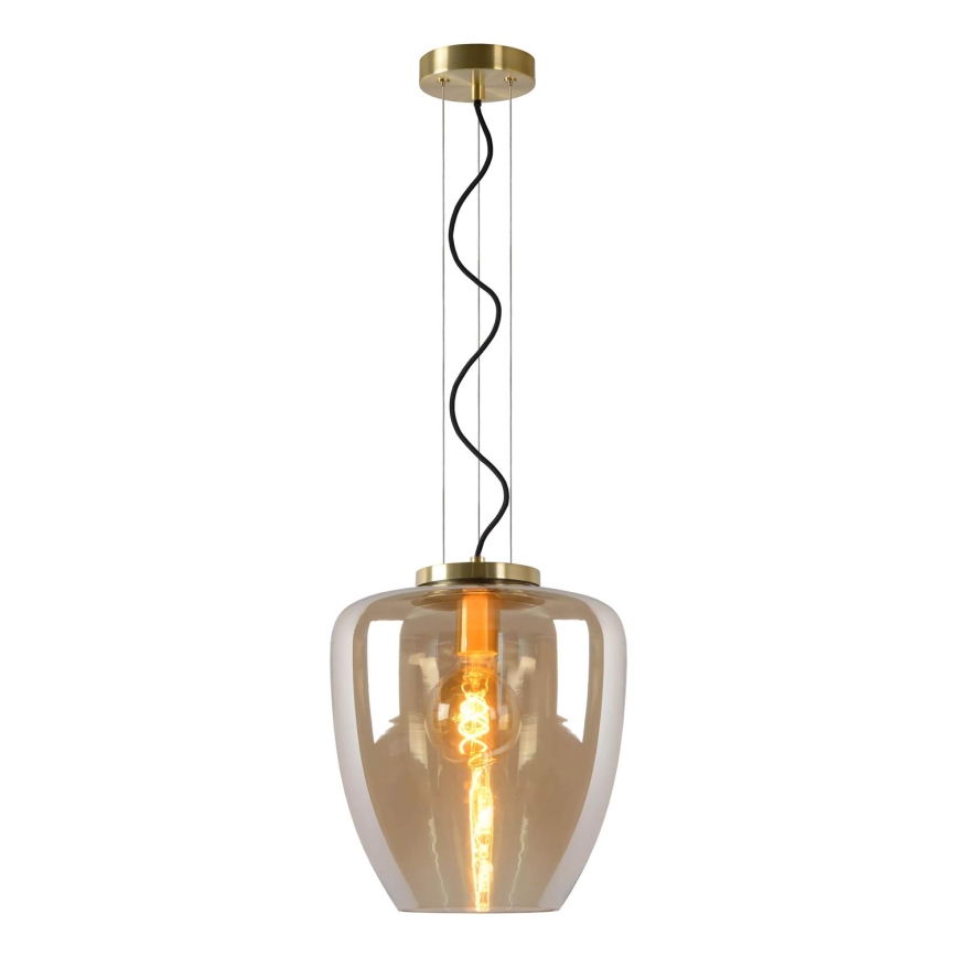 Lucide 30473/28/62 - Suspension filaire FLORIEN 1xE27/60W/230V dorée