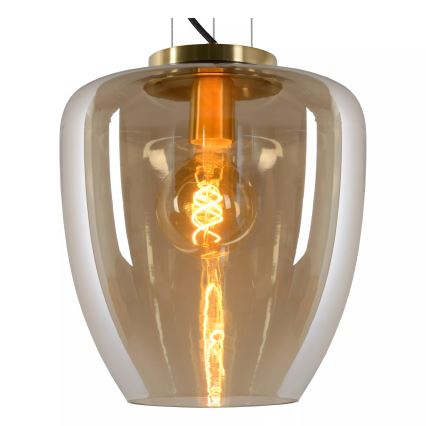 Lucide 30473/28/62 - Suspension filaire FLORIEN 1xE27/60W/230V dorée