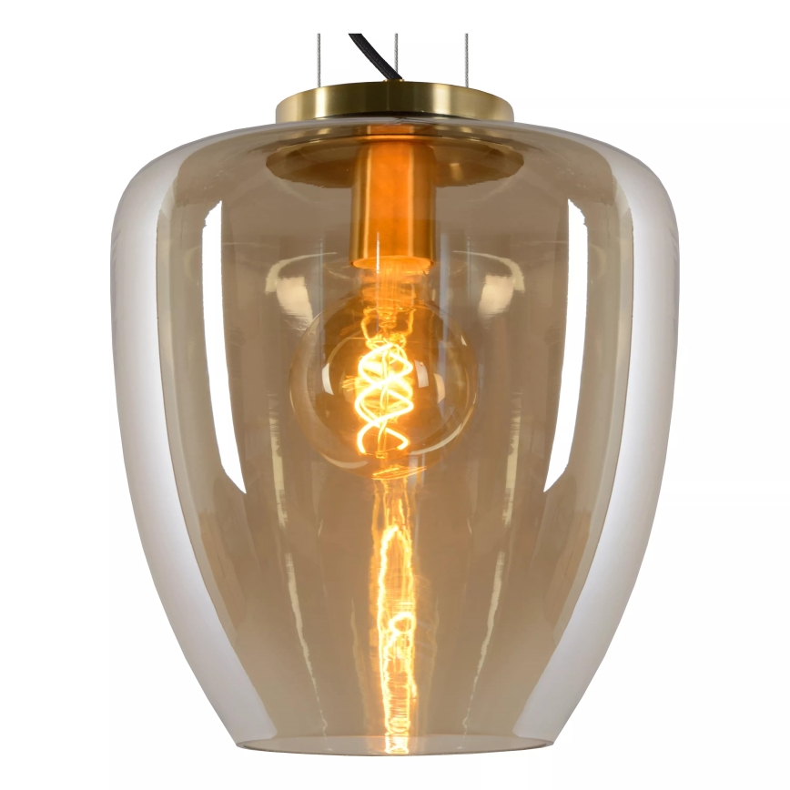 Lucide 30473/28/62 - Suspension filaire FLORIEN 1xE27/60W/230V dorée