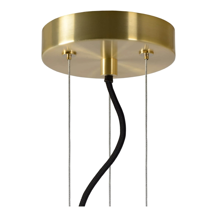 Lucide 30473/28/62 - Suspension filaire FLORIEN 1xE27/60W/230V dorée