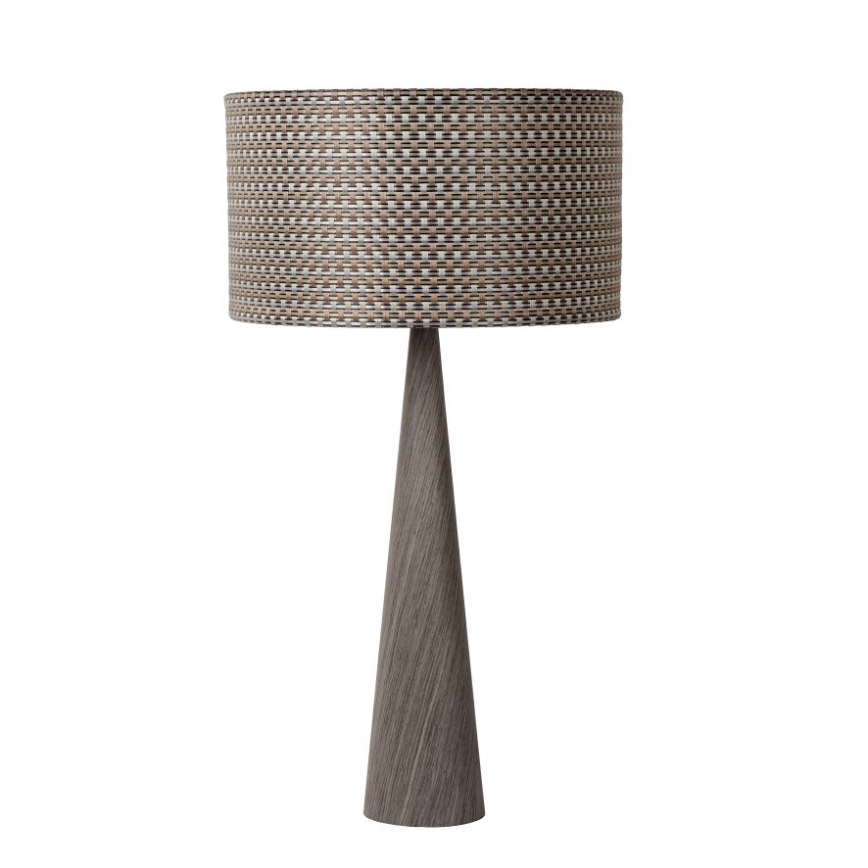 Lucide 30594/81/36 - lampe de table CONOS 1xE27/60W/230V gris