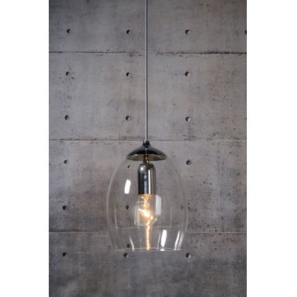 Lucide 31485/01/11 - Suspension NORA 1xE27/60W/230V Chrome brillant