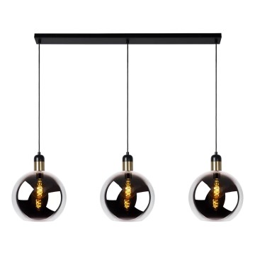 Lucide 34438/03/65 – Suspension filaire JULIUS 3×E27/40W/230V