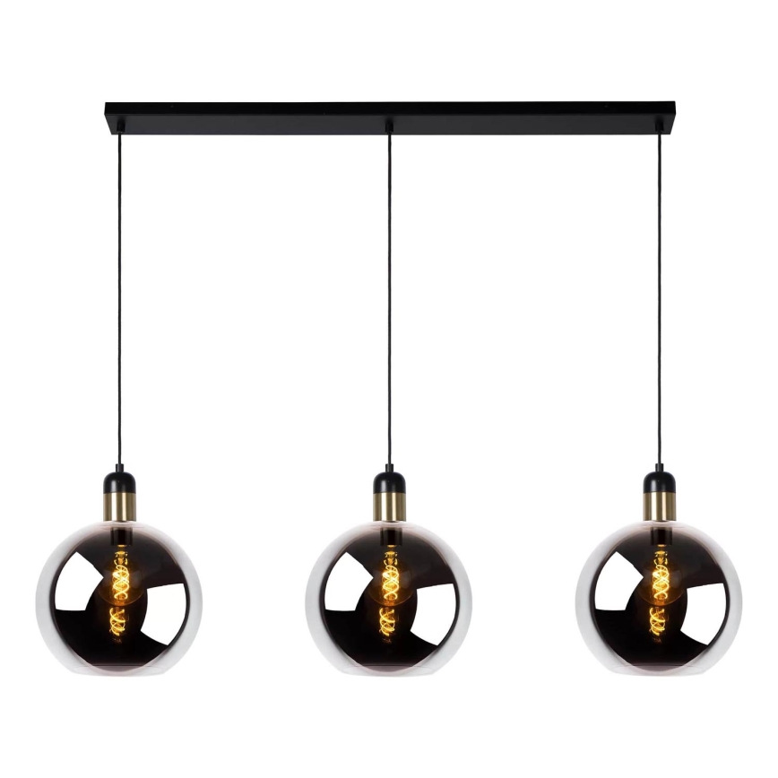 Lucide 34438/03/65 – Suspension filaire JULIUS 3×E27/40W/230V